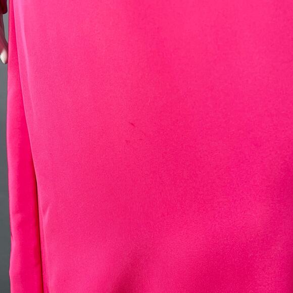 DOLCE & GABBANA Size 4 Pink Multi Color Silk Applique Belted Maxi Dress - Picture 11 of 13